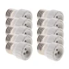 10 Adaptateurs de douille E27 vers GU10 à visser --Zenitech Hot
