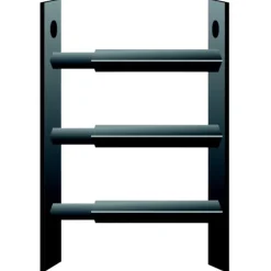 3 barreaux télescopiques de fenêtre, acier gris , L.55 à 103 cm-Mottez Sale