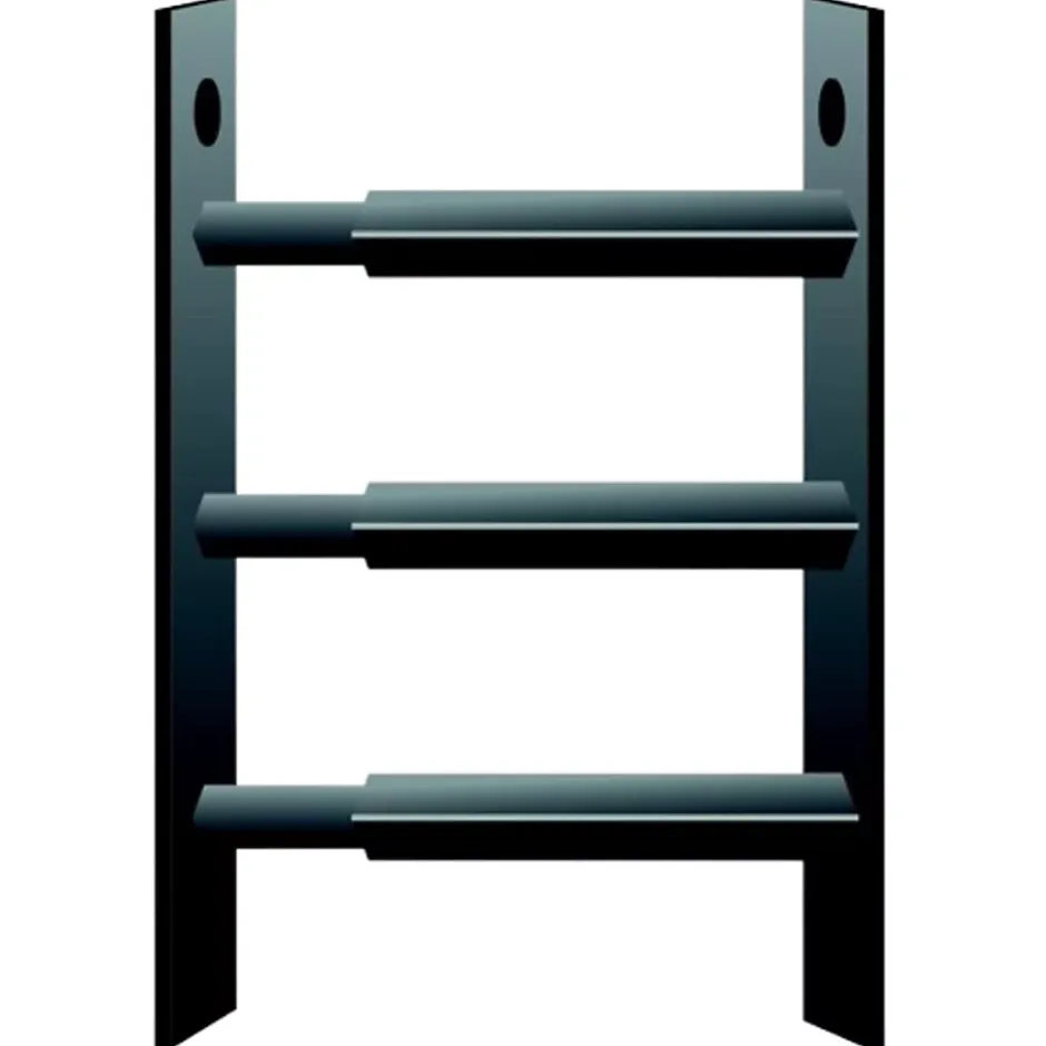 3 barreaux télescopiques de fenêtre, acier gris , L.55 à 103 cm-Mottez Sale