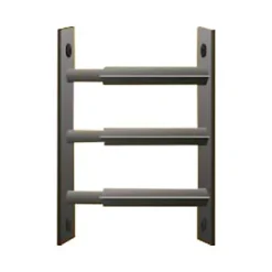 3 barreaux télescopiques de fenêtre, acier noir, , L.55 à 103 cm-Mottez Discount