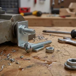 10 boulons poêlier acier zingué Ø8 x 40 mm^Diall Sale