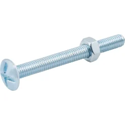 10 boulons poêlier tête plate 6 x 60 mm^Diall Sale