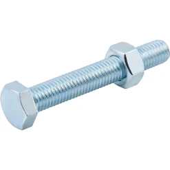 10 boulons tête héxagonale acier zingué 8 x 70 mm^Diall Online