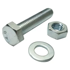 500 boulons tête héxagonale avec écrous et rondelles - assortiment^Diall New