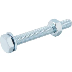 500 boulons tête héxagonale avec écrous et rondelles - assortiment^Diall New