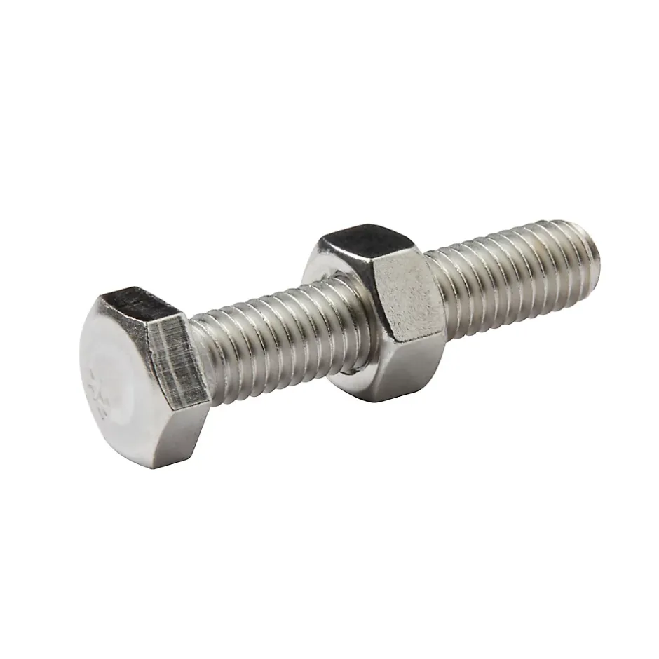 10 boulons tête héxagonale inox 8 x 40 mm-Diall Sale