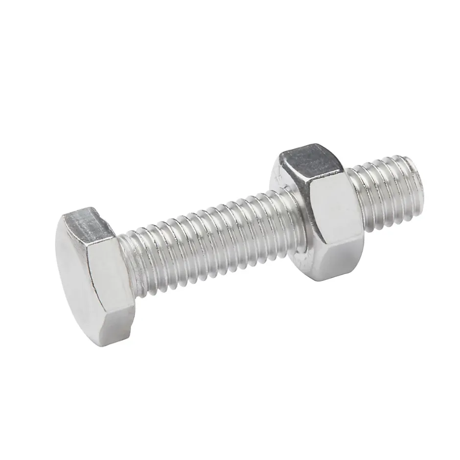 10 boulons tête héxagonale inox 10 x 45 mm-Diall New
