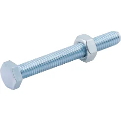 10 boulons tête héxagonale zingué 6 x 50 mm-Diall Hot