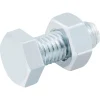 10 boulons tête héxagonale zingué 8 x 20 mm-Diall Outlet