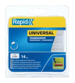 14 Bâtons de colle transparente universelle 12 mm 125 G-Rapid Online