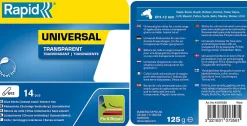 14 Bâtons de colle transparente universelle 12 mm 125 G-Rapid Online