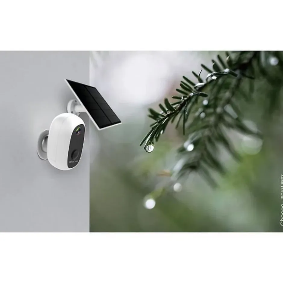 2 caméras avec panneau solaire - - 2-IPCAM-BE03-PS - Extérieur - WiFi^Chacon New