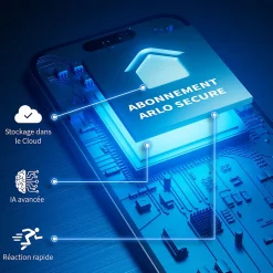 2 caméras de vidéosurveillance extérieures 2K blanches Essential2-Arlo Online