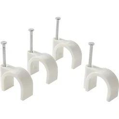 50 cavaliers ronds en nylon ø 16 à 20 mm gris-Diall New