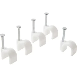 250 cavaliers ronds en nylon blanc assortiment^Diall Discount