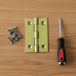 2 charnières acier laitonné Diall 60 x 35 mm-QCL Hot