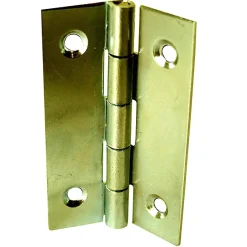 2 charnières acier laitonné Diall 25 x 18 mm-QCL Discount