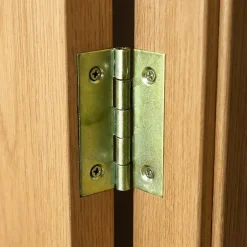 2 charnières acier laitonné Diall 25 x 18 mm-QCL Discount