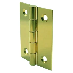 2 charnières acier laitonné Diall 25 x 18 mm-QCL Discount