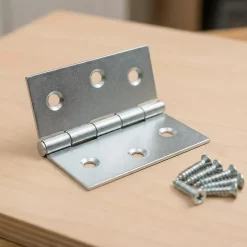 2 charnières acier zingué Diall 90 x 90 mm-QCL Clearance