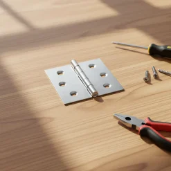 2 charnières acier zingué Diall 100 x 100 mm^QCL Best