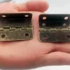 2 charnières décoratives pliantes pour portes, armoires, meubles et bijoux vintage-Deko Hot