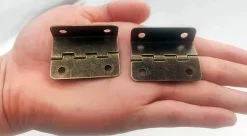 2 charnières décoratives pliantes pour portes, armoires, meubles et bijoux vintage-Deko Hot