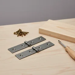 2 charnières de lit acier zingué Diall 20 x 60 mm^QCL Discount