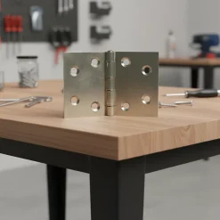 2 charnières fortes acier zingué Diall 60 x 90 mm^QCL Best