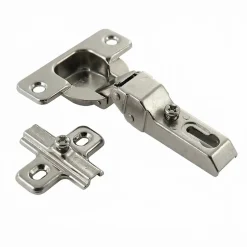 2 charnières invisibles frigo acier nickelé Ø35 mm 94°-Diall Hot