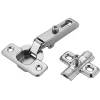 2 charnières invisibles key hole recouvrable acier nickelé Ø26 mm 92°-Diall Discount