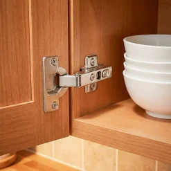 2 charnières invisibles réglables acier nickelé Ø35 mm 110°^Diall Sale