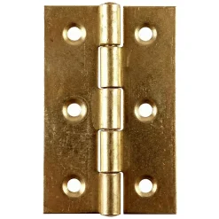 2 charnières laiton Diall 35 x 22 mm-QCL New