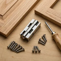 2 charnières universelles nylon noir 40 mm^Diall Online