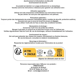 200 Chevilles à Frapper NHS D. 8 x Lt. 60 mm avec Vis Tête Fraisée (en seau) -^D-Work Outlet