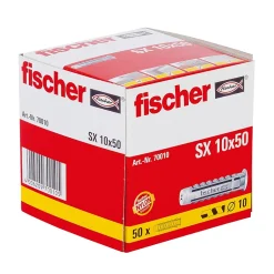 50 chevilles pour murs pleins Ø10x50mm^Fischer New