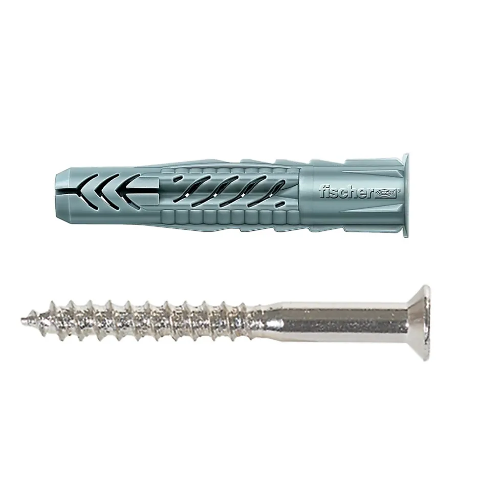 25 chevilles universelles Ø6x50mm-Fischer New
