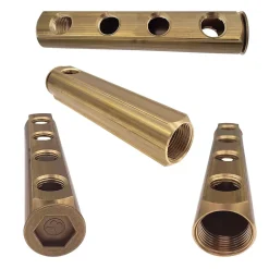 2 collecteurs barreau 4 sorties femelles + fixations-Monmobilierdesign