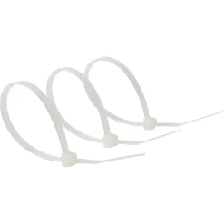 100 colliers de serrage en nylon 3,5 x 150 mm transparent-Diall Discount