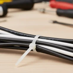 100 colliers de serrage en nylon 3,5 x 150 mm transparent-Diall Discount