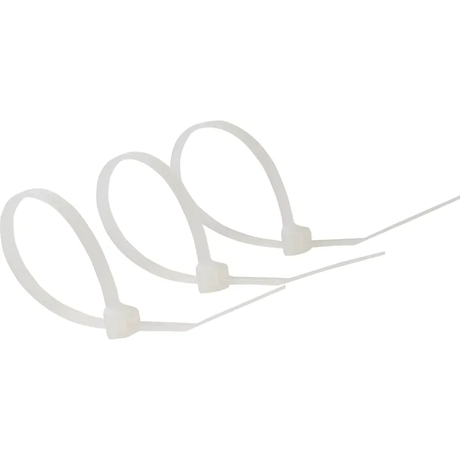 100 colliers de serrage en nylon 2,5 x 100 mm transparent^Diall Clearance