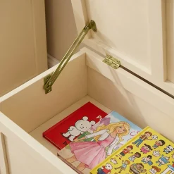 2 Compas coulisseaux à glissière droite/gauche acier laiton L.140 mm x l.16 mm^Diall Outlet