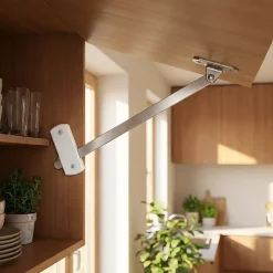 2 compas coulisseaux avec arrêt relevable L. 207 mm^Diall Outlet