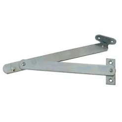 2 compas pied Acier zingué L. 300 mm x l. 20 x EP. 2^Diall New