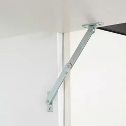 2 compas pied Acier zingué L. 300 mm x l. 20 x EP. 2^Diall New