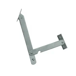 2 compas pied Acier zingué L. 200 mm x l. 20 x EP. 2-Diall Hot