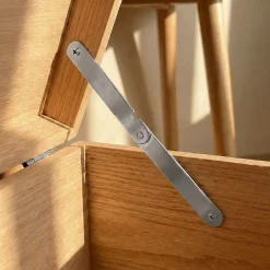 2 Compas tréteaux L. 275 mm x l.20 mm x EP. 2 mm-Diall Clearance