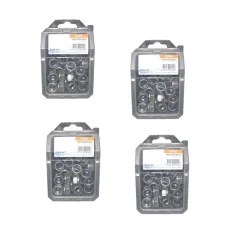 4 Coques de 50 Ecrous Freins Indésserrables M6 mm - DIN 985 - Inox A2 --D-Work Hot