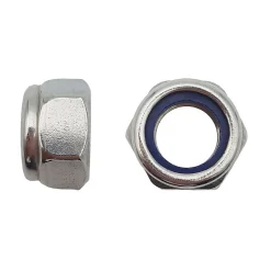 4 Coques de 50 Ecrous Freins Indésserrables M6 mm - DIN 985 - Inox A2 --D-Work Hot