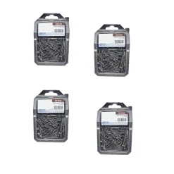 4 Coques de 100 Vis Bois Tête Fraisée Pozidriv 4 x 25 mm - Inox A2 -^D-Work Outlet